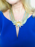 Turquoise Mesh Necklace